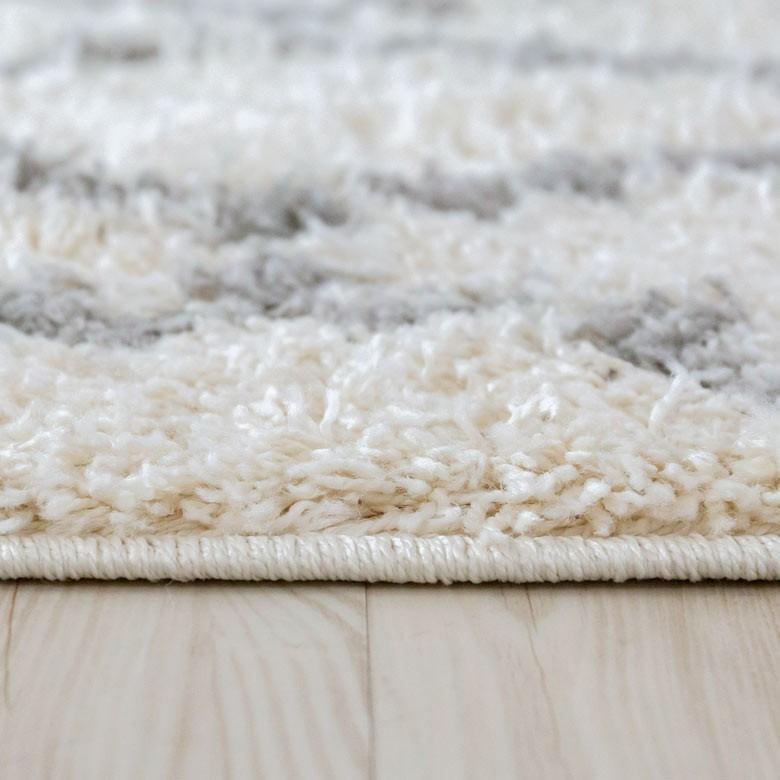 ラグ マット カーペット 約130×190cm エジプト製 ダイヤ柄 モノトーン ベニオワレン風 敷物 絨毯 北欧 インテリア eg84040 | ELEMENTS（インテリア） | 12