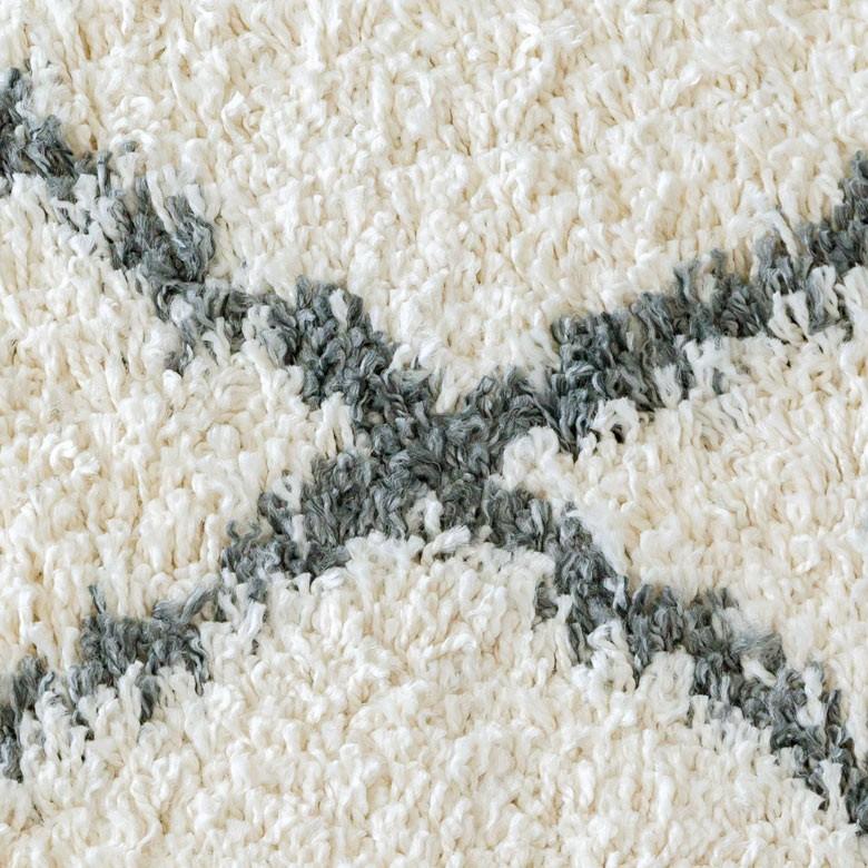 ラグ マット カーペット 約130×190cm エジプト製 モロッカン柄 ベニオワレン風 モノトーン ジグザグ 敷物 絨毯 北欧 インテリア eg84041 | ELEMENTS（インテリア） | 06