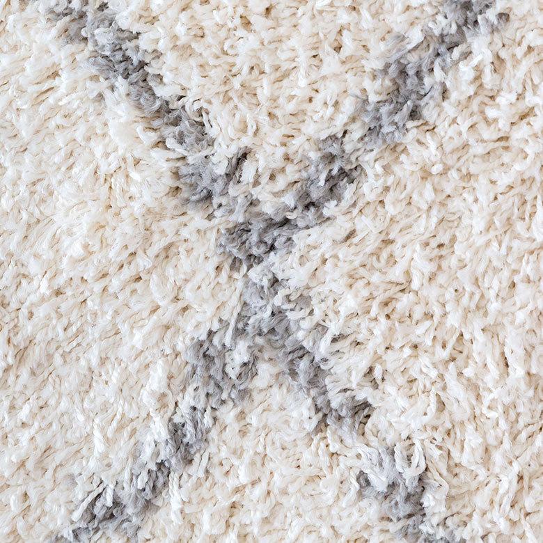 ラグ マット カーペット 約130×190cm エジプト製 ベニオワレン風 ホワイト グレー ジグザグ 敷物 絨毯 北欧 インテリア eg84042 | ELEMENTS（インテリア） | 11