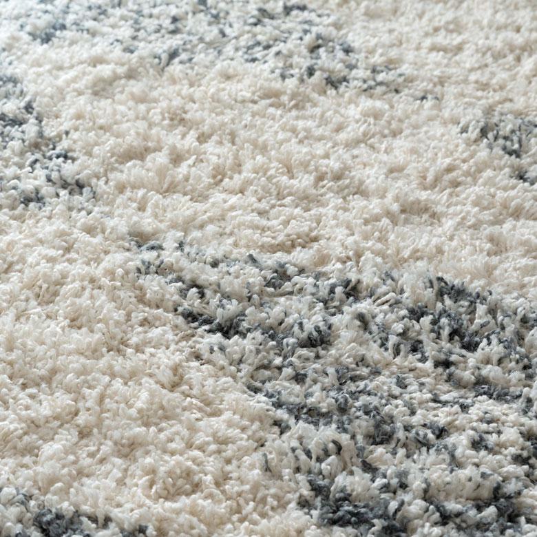 ラグ マット カーペット ダイヤ柄 ダイヤモンド 約130×190cm エジプト製 ベニオワレン風 白黒 BOHO 敷物 絨毯 北欧 インテリア eg84044 | ELEMENTS（インテリア） | 17