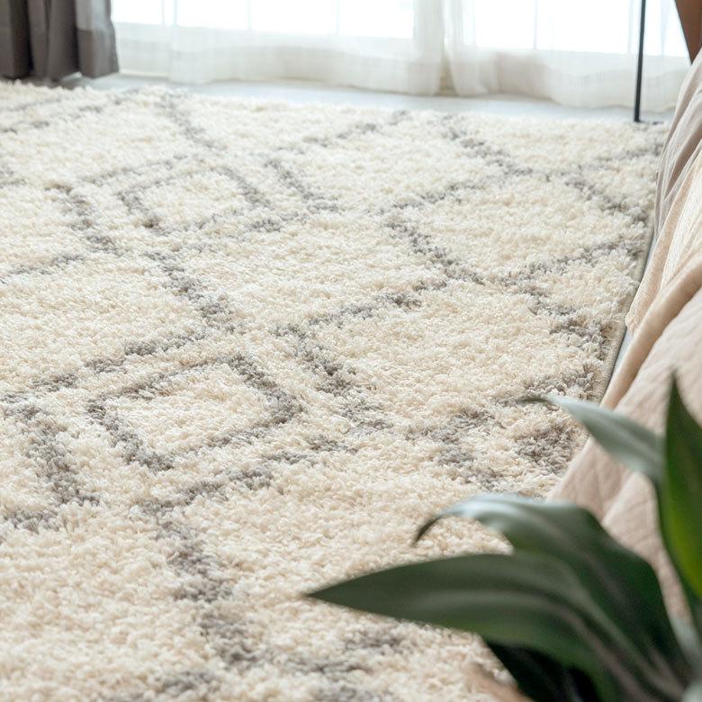 ラグ ラグマット 約 200×250cm ベニオワレン風 エジプト製 アイボリー カーペット 長方形 おしゃれ 絨毯 じゅうたん オールシーズン eg84046 | ELEMENTS（インテリア） | 14