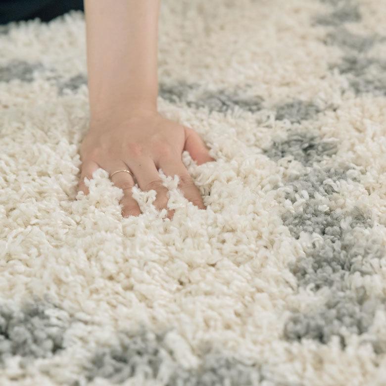 ラグ ラグマット 約 200×250cm ベニオワレン風 エジプト製 アイボリー カーペット 長方形 おしゃれ 絨毯 じゅうたん オールシーズン eg84046 | ELEMENTS（インテリア） | 04