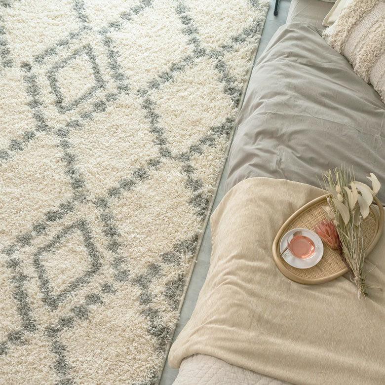 ラグ ラグマット 約 200×250cm ベニオワレン風 エジプト製 アイボリー カーペット 長方形 おしゃれ 絨毯 じゅうたん オールシーズン eg84046 | ELEMENTS（インテリア） | 07