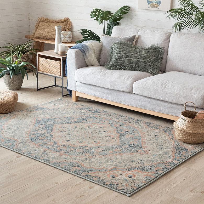 ラグ マット カーペット 約130×190cm エジプト製 メダリオン柄 ウィルトン織 敷物 絨毯 北欧 インテリア eg84050 | ブランド登録なし | 15