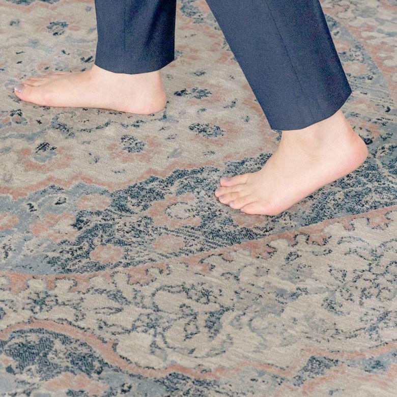 ラグ マット カーペット 約130×190cm エジプト製 メダリオン柄 ウィルトン織 敷物 絨毯 北欧 インテリア eg84050 | ブランド登録なし | 09