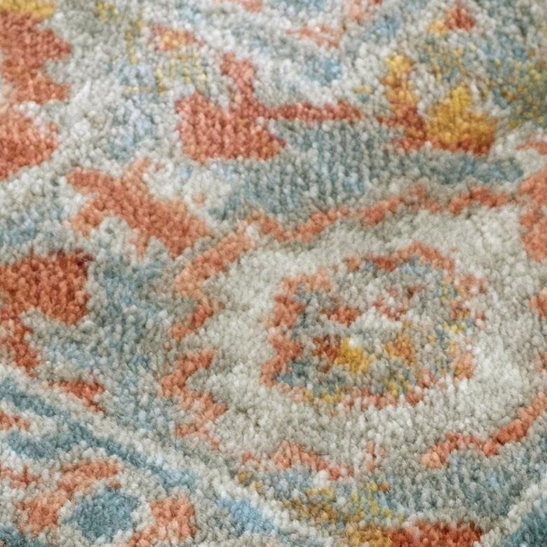 ラグ マット カーペット 約130×190cm エジプト製 メダリオン柄 ウィルトン織 敷物 絨毯 北欧 インテリア eg84051 | ブランド登録なし | 06