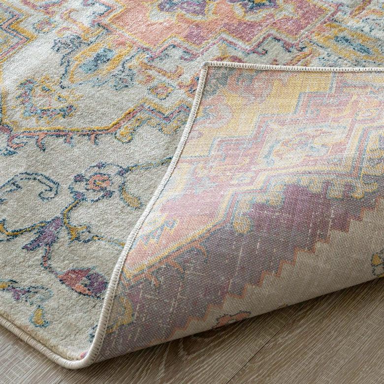 ラグ ラグマット 約 130×190cm ベニオワレン風 エジプト製 長方形 ペルシャ 絨毯風 オリエンタル アンティーク風  eg84052 | ブランド登録なし | 10