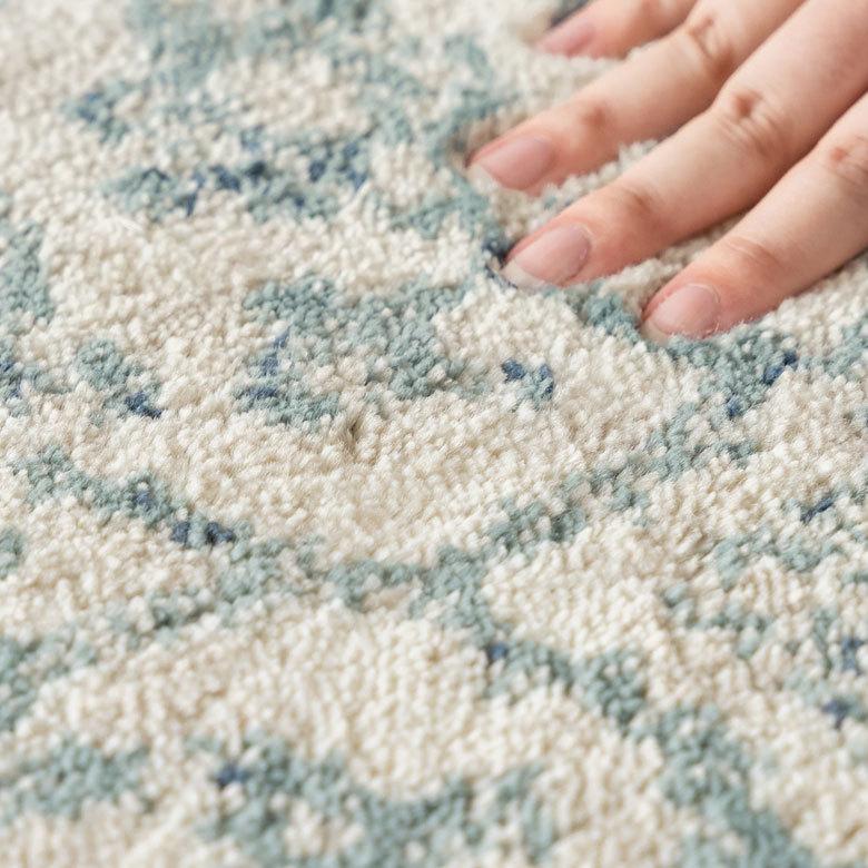 ラグ マット エジプト製 ペルシャ フラワー 花 アンティーク風 絨毯 じゅうたん カーペット おしゃれ 敷物 ヴィンテージ風 オリエンタル 柄  西海岸  eg84103 | ELEMENTS（インテリア） | 19