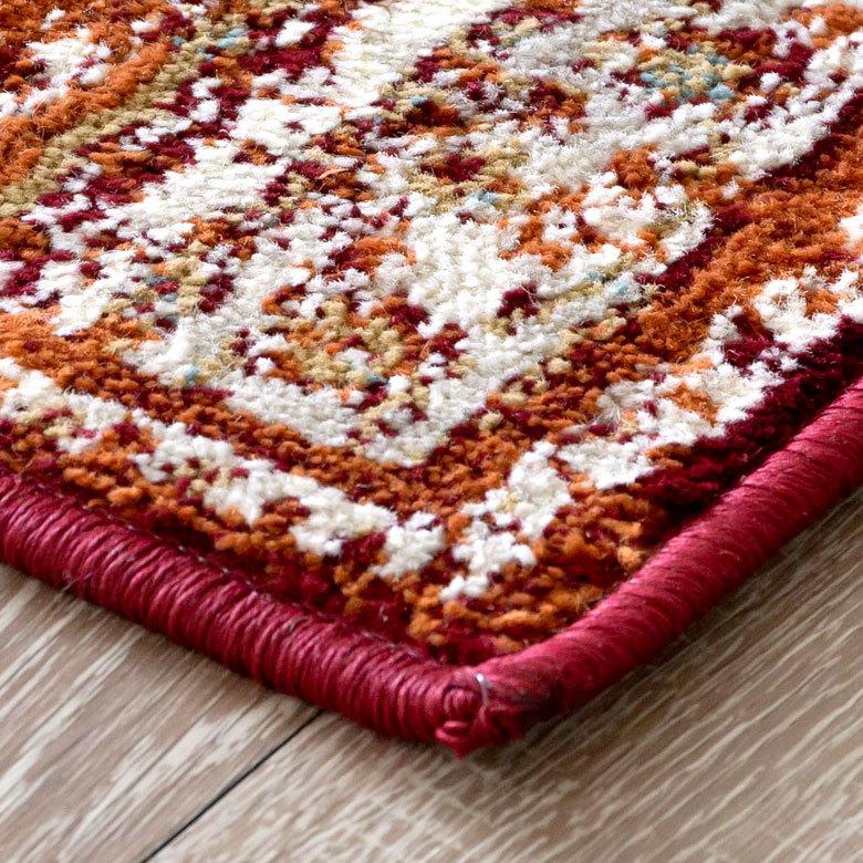 ラグ マット 約 130×190cm ペルシャ 絨毯 風 アンティーク風 カーペット 長方形 おしゃれ オールシーズン クラシック エスニック オリエンタル eg8410 | ELEMENTS（インテリア） | 15