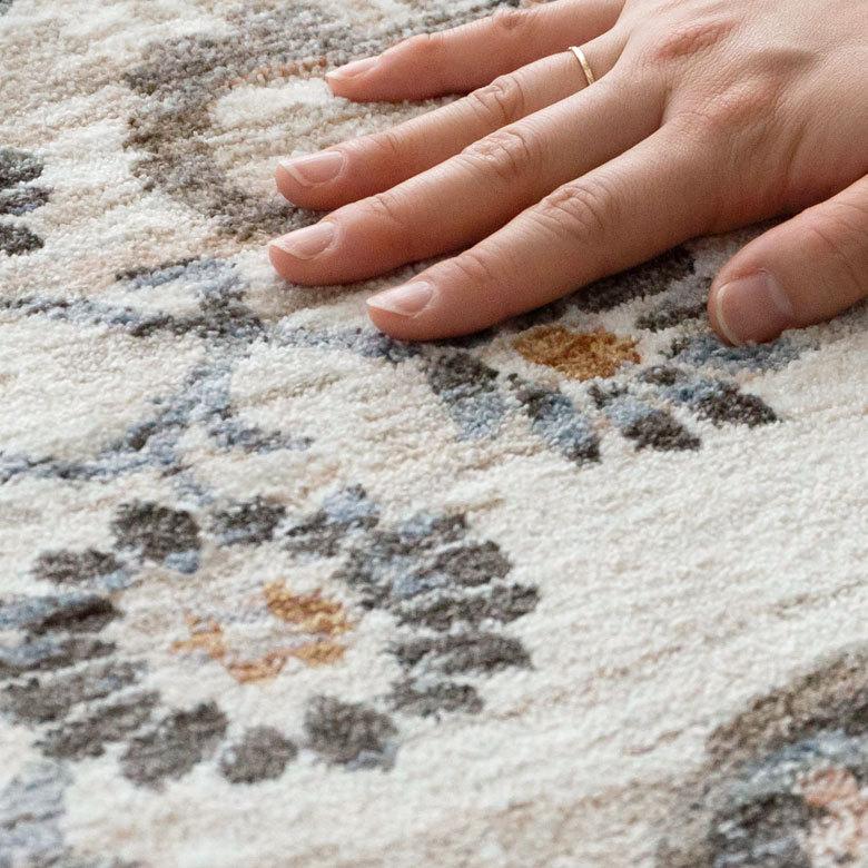 ラグ マット オリエンタル柄 ペルシャ 約130×190cm 長方形 絨毯 メダリオン アンティーク カーペット おしゃれ 敷物 eg84110 | ELEMENTS（インテリア） | 04