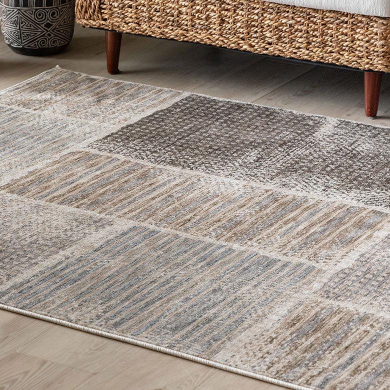 ラグ マット 約 130×180cm ペルシャ 絨毯 風 幾何学模様 ラグ マット 約 130×180cm ペルシャ 絨毯 風 幾何学模様