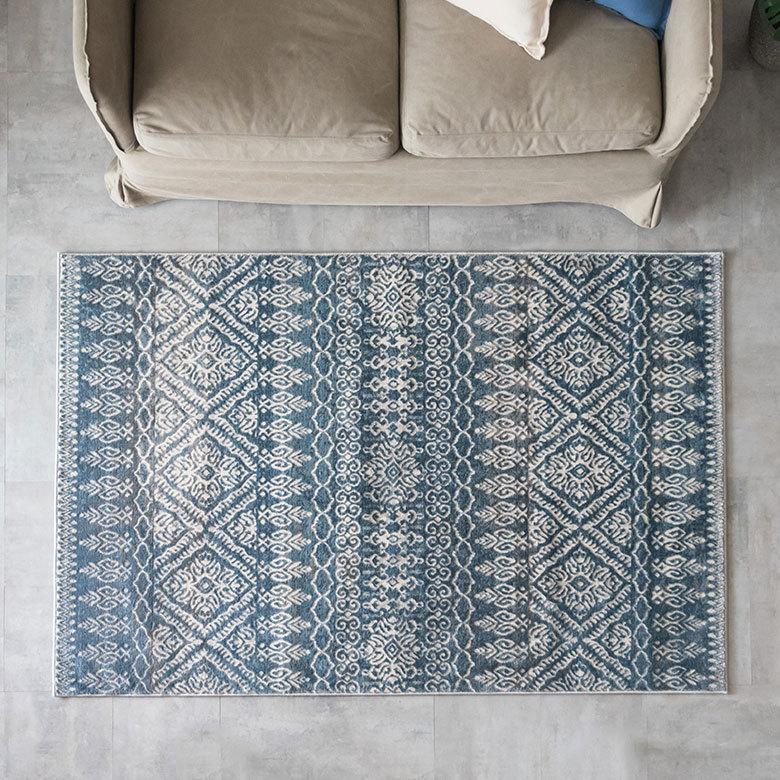 ラグ マット 約 130×190cm ペルシャ 絨毯 風 アンティーク風 カーペット 長方形 おしゃれ オールシーズン エレガント エスニック オリエンタル eg84120 | ELEMENTS（インテリア） | 15