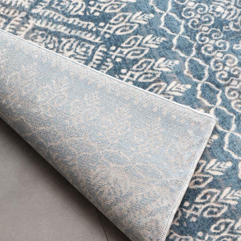 ラグ マット 約 130×190cm ペルシャ 絨毯 風 アンティーク風 カーペット 長方形 おしゃれ オールシーズン エレガント エスニック オリエンタル eg84120 | ELEMENTS（インテリア） | 09