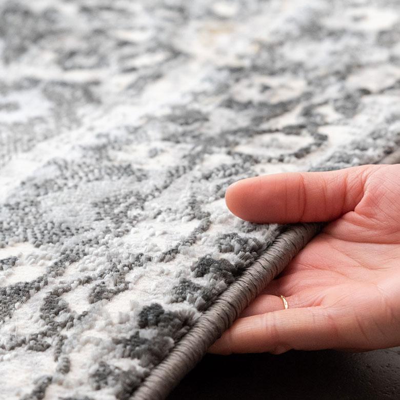 ラグ マット 約 130×190cm ペルシャ 絨毯 風 幾何学模様 アンティーク風 カーペット おしゃれ オールシーズン クラシック エスニック オリエンタル eg84121 | ELEMENTS（インテリア） | 11