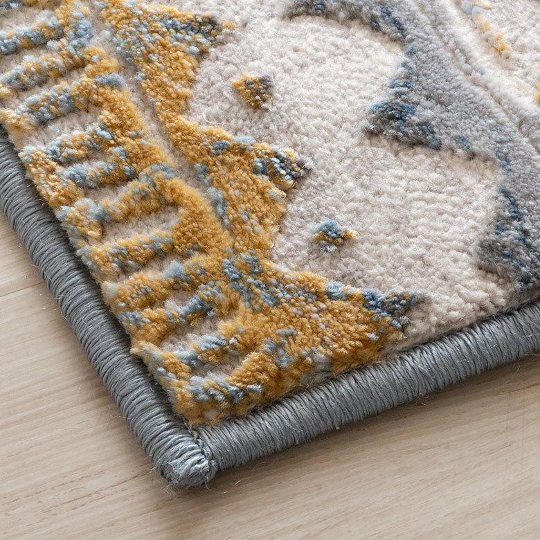 ラグ マット 130×190cm エジプト製 ペルシャ 絨毯風 幾何学模様  ウィルトン織 アンティーク風 じゅうたん カーペット おしゃれ 敷物  長方形 西海岸  eg84122 | ELEMENTS（インテリア） | 11