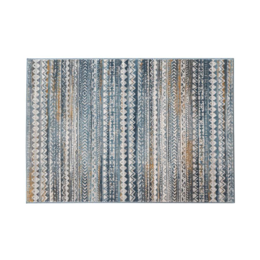 ラグ マット 130×190cm エジプト製 ペルシャ 絨毯風 幾何学模様  ウィルトン織 アンティーク風 じゅうたん カーペット おしゃれ 敷物  長方形 西海岸  eg84122 | ELEMENTS（インテリア） | 19