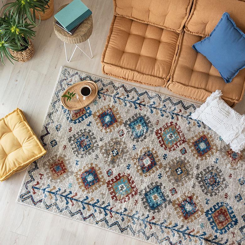 ペルシャ絨毯ラグ ELEMENTS（インテリア） ラグ マット 約 130×190cm ペルシャ