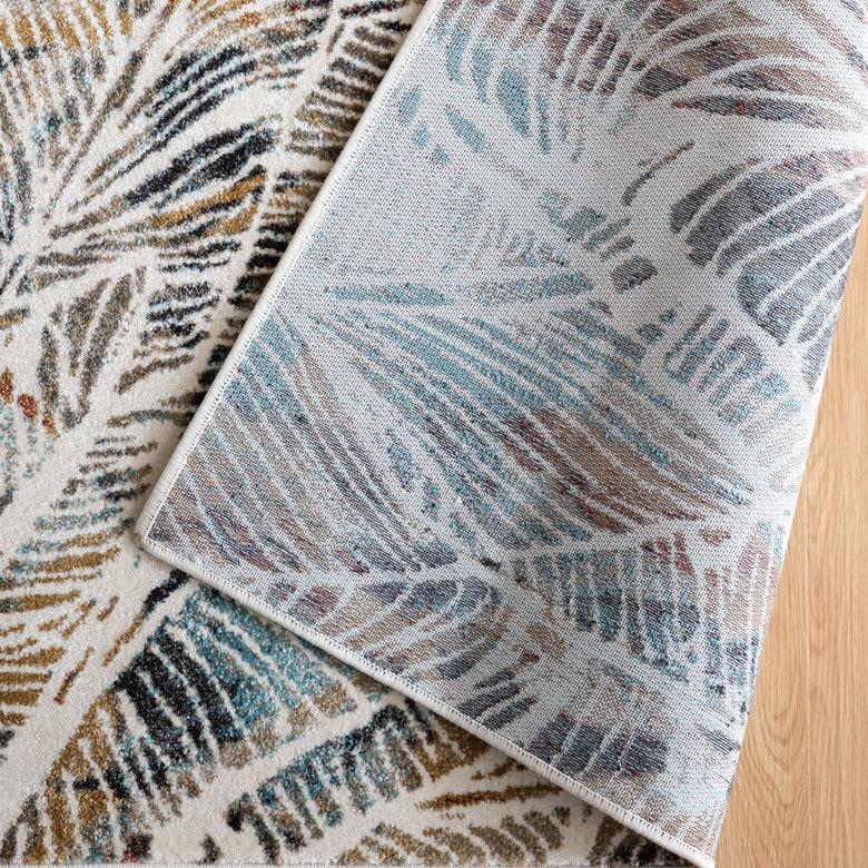 ラグ マット エジプト製 ペルシャ リーフ ボタニカル アンティーク風 絨毯 じゅうたん カーペット おしゃれ 敷物 ヴィンテージ風 リゾート 柄  西海岸  eg84131 | ELEMENTS（インテリア） | 17