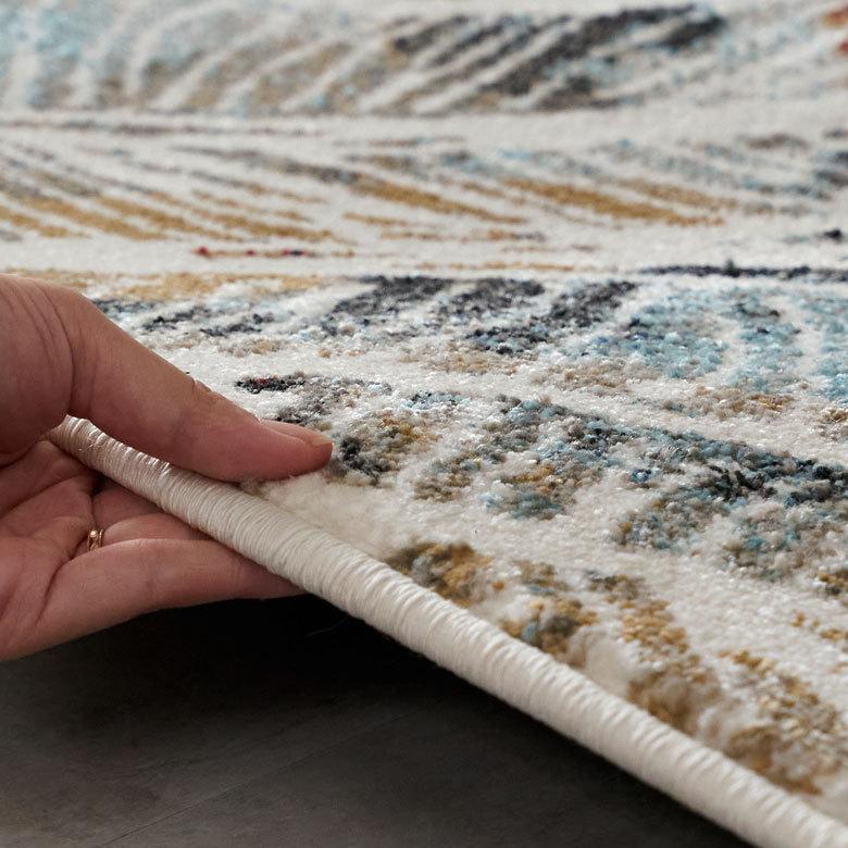 ラグ マット エジプト製 ペルシャ リーフ ボタニカル アンティーク風 絨毯 じゅうたん カーペット おしゃれ 敷物 ヴィンテージ風 リゾート 柄  西海岸  eg84131 | ELEMENTS（インテリア） | 08