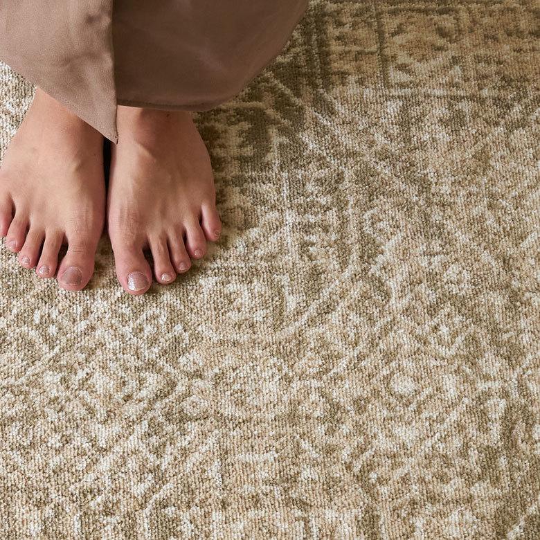 ラグ マット 130×190cm エジプト製 ペルシャ 絨毯 幾何学模様  ウィルトン織 アンティーク 風 じゅうたん カーペット おしゃれ 敷物  長方形 アジアン  eg84160 | ブランド登録なし | 10