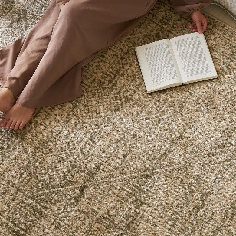 ラグ マット 130×190cm エジプト製 ペルシャ 絨毯 幾何学模様  ウィルトン織 アンティーク 風 じゅうたん カーペット おしゃれ 敷物  長方形 アジアン  eg84160 | ブランド登録なし | 12