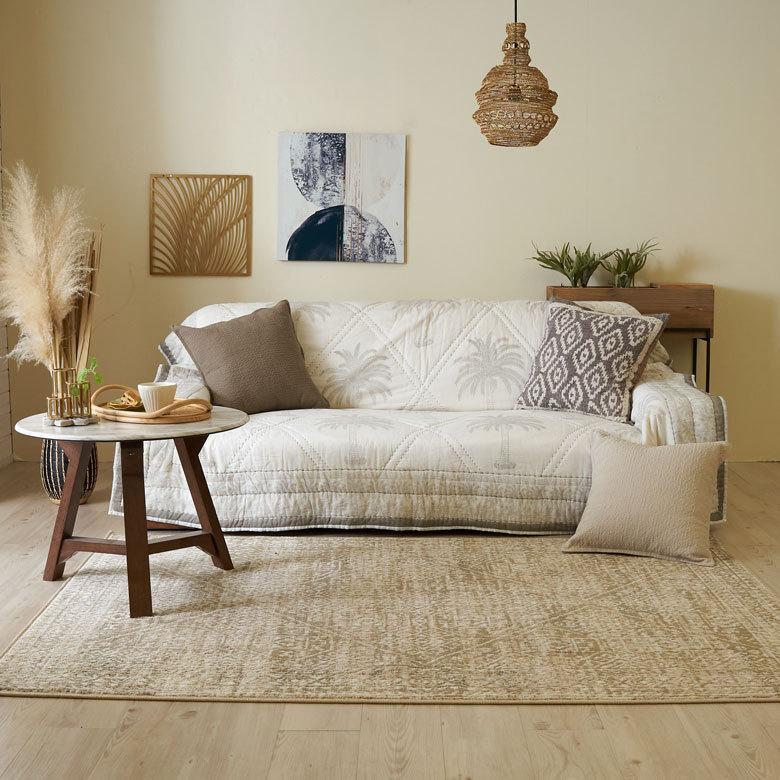 ラグ マット 130×190cm エジプト製 ペルシャ 絨毯 幾何学模様  ウィルトン織 アンティーク 風 じゅうたん カーペット おしゃれ 敷物  長方形 アジアン  eg84160 | ブランド登録なし | 09