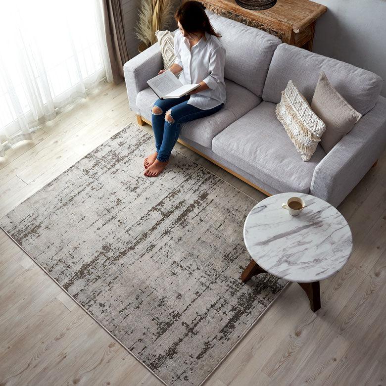 ラグ マット エジプト ペルシャ 絨毯 風 ウィルトン織り アンティーク