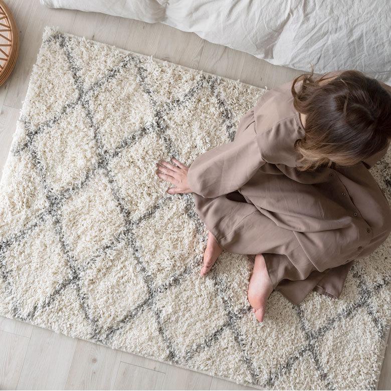 ラグ マット 100×140cm エジプト製 ベニオワレン風 モロッカン カーペット おしゃれ 長方形 じゅうたん 絨毯 カーペット シャギー 西海岸 リゾート eg84230 | ELEMENTS（インテリア） | 03