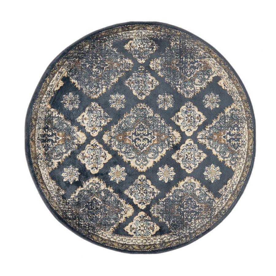 ラグ マット ウィルトン織り オリエンタル 円形 径150cm カーペット じゅうたん ペルシャ 絨毯 風 おしゃれ アンティーク 調 インテリア 西海岸 eg84261 | ELEMENTS（インテリア） | 19