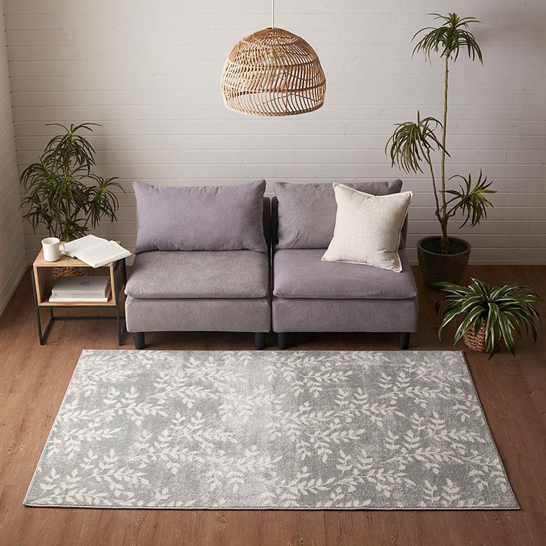 ラグ マット ウィルトン織 リーフ ボタニカル 約 130×190cm 長方形 カーペット ペルシャ 絨毯 風 オールシーズン おしゃれ 北欧 オリエンタル 西海岸 eg84275 | ELEMENTS（インテリア） | 14