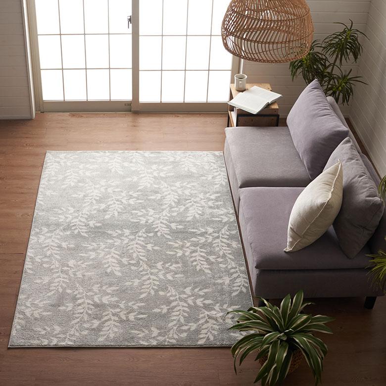 ラグ マット ウィルトン織 リーフ ボタニカル 約 130×190cm 長方形 カーペット ペルシャ 絨毯 風 オールシーズン おしゃれ 北欧 オリエンタル 西海岸 eg84275 | ELEMENTS（インテリア） | 15