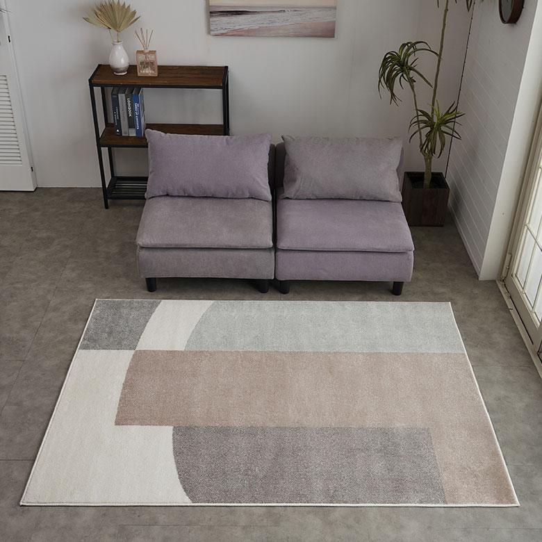 ラグ マット ウィルトン織 幾何学 模様 エジプト製 約 130×190cm 長方形 オールシーズン 春 夏 秋 冬 おしゃれ 北欧 ジオメトリック モダン 西海岸 eg84278 | ELEMENTS（インテリア） | 14