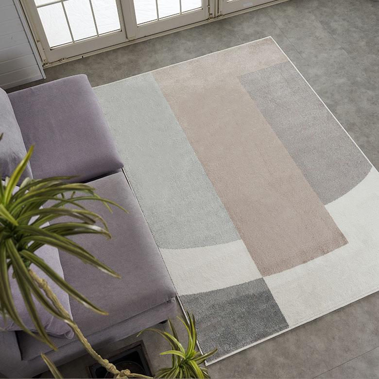 ラグ マット ウィルトン織 幾何学 模様 エジプト製 約 130×190cm 長方形 オールシーズン 春 夏 秋 冬 おしゃれ 北欧 ジオメトリック モダン 西海岸 eg84278 | ELEMENTS（インテリア） | 18