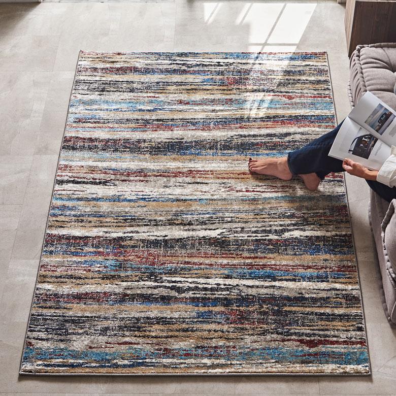 カーペット ラグ 1.5畳 ウィルトン織 マルチカラー ホットカーペット対応 床暖房対応 オールシーズン おしゃれ 北欧 リゾート 家具 インテリア 西海岸 eg84339 | ELEMENTS（インテリア） | 14