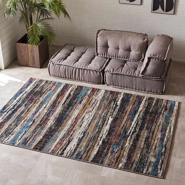 カーペット ラグ 1.5畳 ウィルトン織 マルチカラー ホットカーペット対応 床暖房対応 オールシーズン おしゃれ 北欧 リゾート 家具 インテリア 西海岸 eg84339 | ELEMENTS（インテリア） | 16