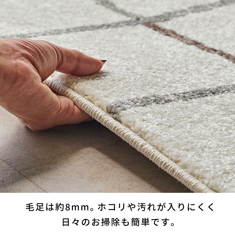 ラグマット オールシーズン ラグ カーペット ウィルトン アブストラクト 床暖房対応 ホットカーペット対応 おしゃれ 北欧 リゾート インテリア 西海岸 eg84360 | ELEMENTS（インテリア） | 10