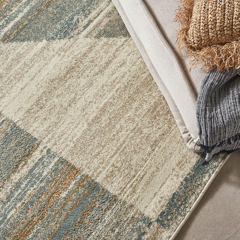 ラグマット オールシーズン ラグ カーペット ウィルトン織 ジオメトリック柄 床暖房対応 ホットカーペット おしゃれ 北欧 リゾート インテリア 西海岸 eg84362 | ELEMENTS（インテリア） | 17