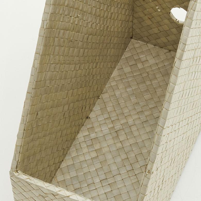 ファイル収納 ファイルスタンド ファイル ボックス パンダン 2色展開 ブック スタンド 収納 A4 縦型 マガジン ナチュラル デスク 雑貨 アジア工房 fb-1171 | ブランド登録なし | 11