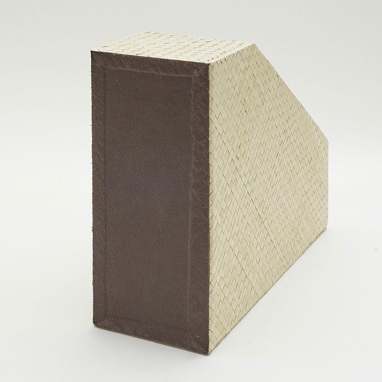 ファイル収納 ファイルスタンド ファイル ボックス パンダン 2色展開 ブック スタンド 収納 A4 縦型 マガジン ナチュラル デスク 雑貨 アジア工房 fb-1171 | ブランド登録なし | 10