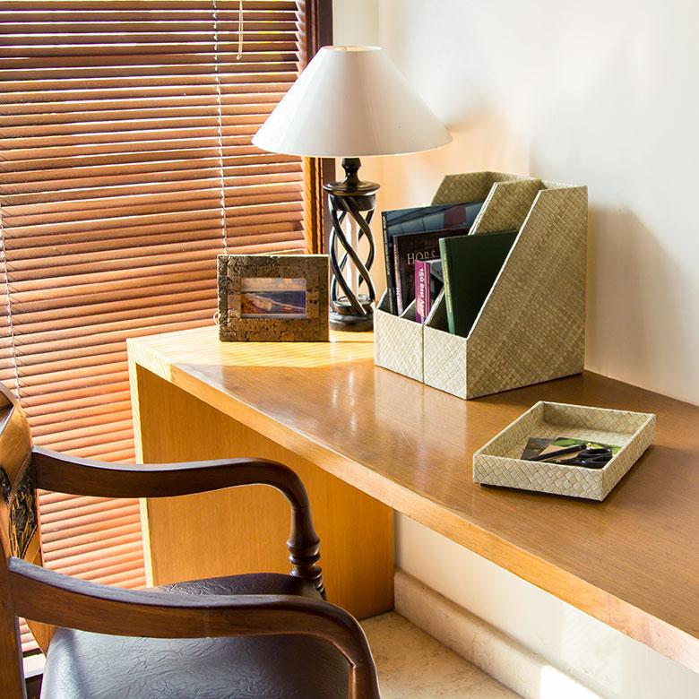 パンダンで出来たブックスタンドボックス 2色展開 A4縦型 間仕切り2分割 アジア工房 fb-117 | ブランド登録なし | 15