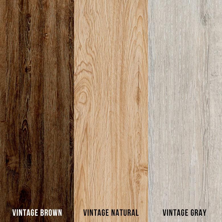 ウッドカーペット 江戸間 4.5畳 260×260cm 床材 ヴィンテージ ビンテージ フローリングカーペット DIY 簡単 敷くだけ 1梱包 ga-60-e45- | ELEMENTS（インテリア） | 07