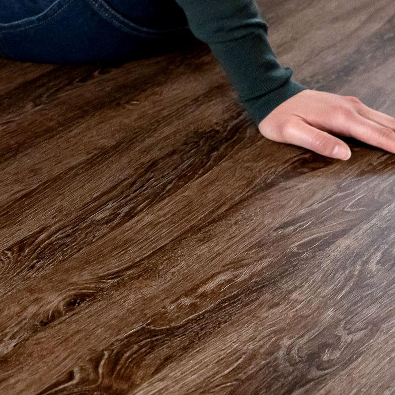 ウッドカーペット 江戸間 4.5畳 260×260cm 床材 ヴィンテージ ビンテージ フローリングカーペット DIY 簡単 敷くだけ 1梱包 ga-60-e45- | ELEMENTS（インテリア） | 08