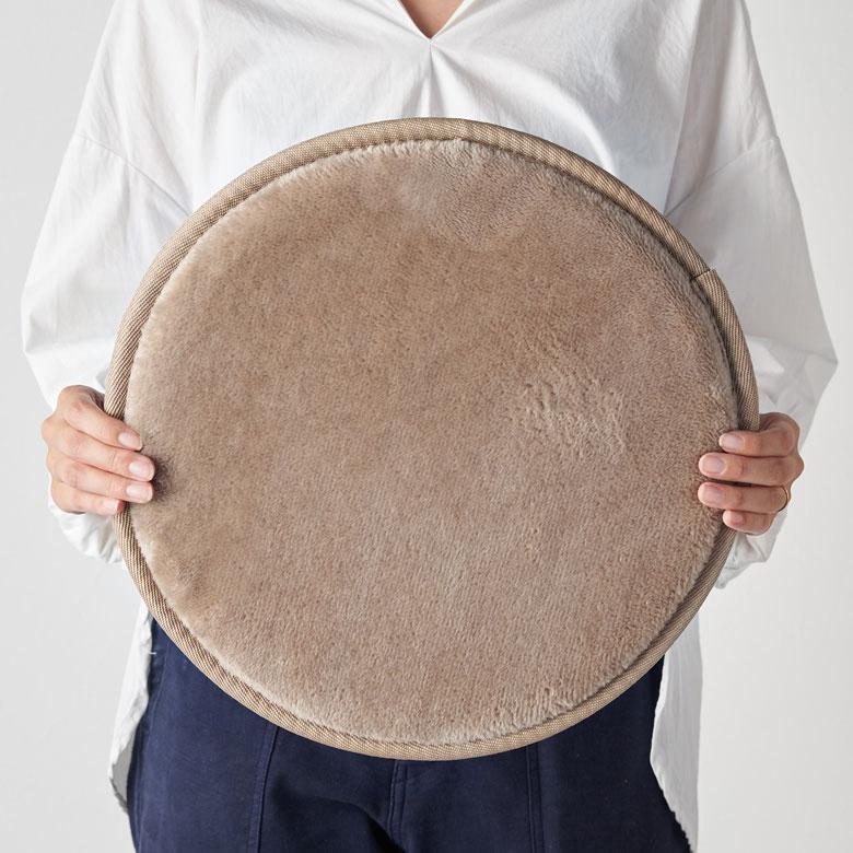 チェアパッド 丸 シートクッション 円形 高反発 クッション 座布団 直径35cm ソフチェ 極厚 チェアクッション 厚手 おしゃれ 北欧 インテリア 西海岸 K400-35 | ELEMENTS（インテリア） | 33