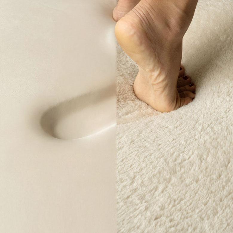 ラグ 高反発 低反発 のような 1.5畳 2畳 3畳 ラグ カーペット 冷感 ひんやり オールシーズン リバーシブル 夏用 おしゃれ 厚手 極厚 リビング アジアン kr250 | ELEMENTS（インテリア） | 19