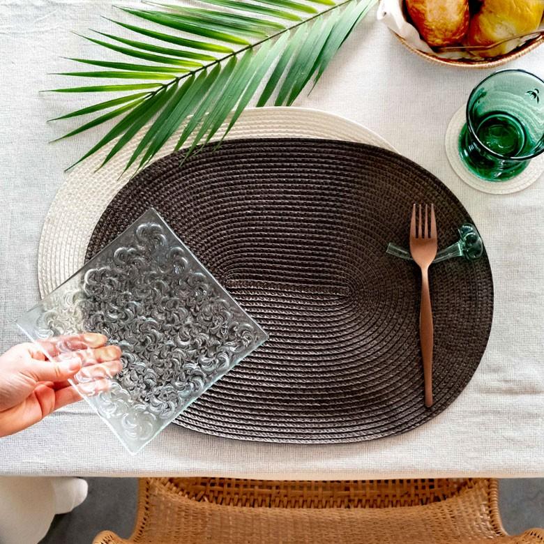 ランチョンマット オーバル 4枚セット プレースマット テーブルウェア 子供 北欧 おしゃれ 楕円形 1枚 ランチマット キッズ キッチン用品 lm-66950 | ブランド登録なし | 15