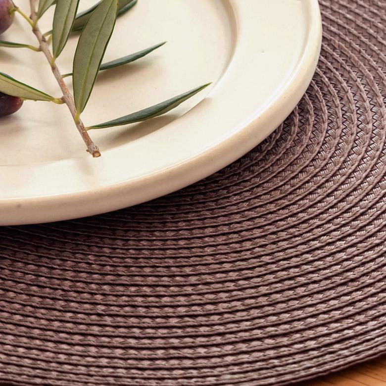 ランチョンマット オーバル 4枚セット プレースマット テーブルウェア 水洗い 和 モダン グレイッシュ 全5色 キッチン用品 Riche リッシュ lm-67002 | ELEMENTS（インテリア） | 06