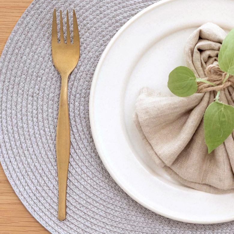 ランチョンマット オーバル 4枚セット プレースマット テーブルウェア 水洗い 和 モダン グレイッシュ 全5色 キッチン用品 Riche リッシュ lm-67002 | ELEMENTS（インテリア） | 19