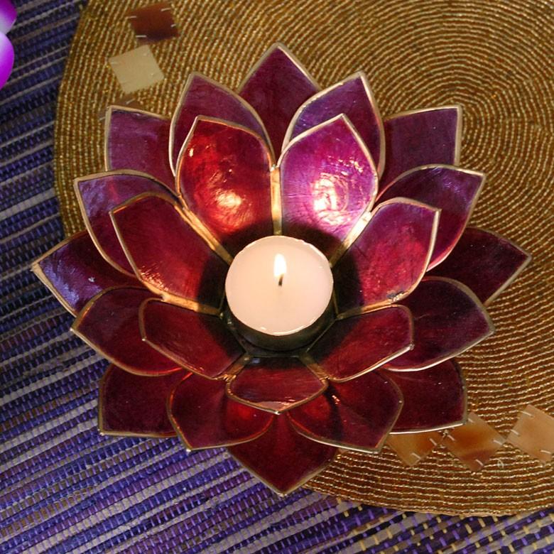 キャンドルホルダー ろうそくたて キャンドルスタンド M シェル 貝殻 蓮の花 アジアン おしゃれ バリ雑貨 ランタン m-1149 | ブランド登録なし | 04