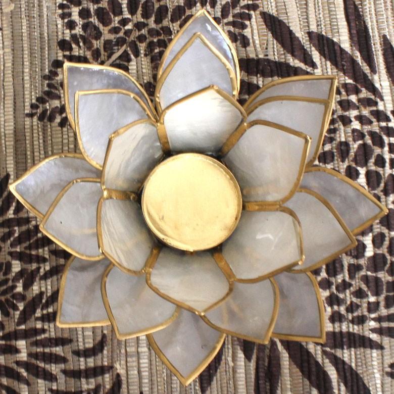 キャンドルホルダー ろうそくたて キャンドルスタンド S シェル 貝殻 蓮の花 アジアン おしゃれ バリ雑貨 ランタン m-114 | ブランド登録なし | 11