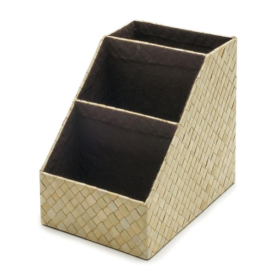 パンダン製 マルチ 収納 スタンド 間仕切り3分割 リモコン スタンド 立て 小物 入れ ラック 整理 ボックス インテリア おしゃれ デスク 机 化粧品 西海岸 m-1172 | ELEMENTS（インテリア） | 12